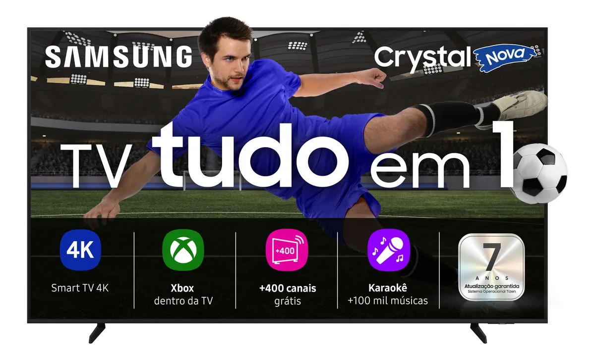 Smart TV 50" 4K Samsung 50U8600F Crystal HDR Tizen Alexa e Xbox Gaming