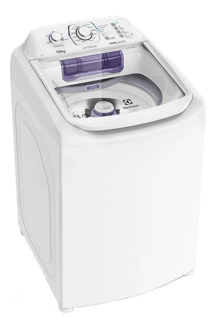 Máquina de Lavar 12kg Electrolux Turbo Economia, Silenciosa com Cesto Inox e Jet&amp;Clean LAC12 220v