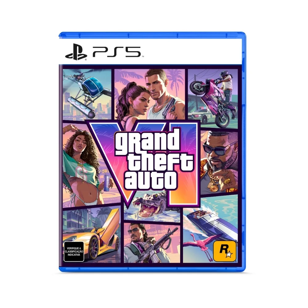 Jogo Grand Theft Auto VI: Mídia Física